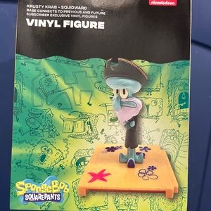 Spongebob Squarepants Box Flying Dutchman Krusty Krab Squidward Vinyl Figure.